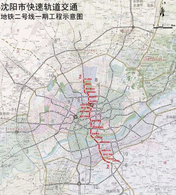 沈阳地铁12号线最新线路图，城市脉络的新拓展