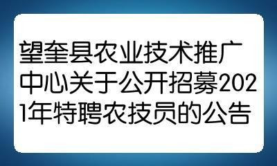 望奎县科技局招聘信息发布与科技领域发展动态更新